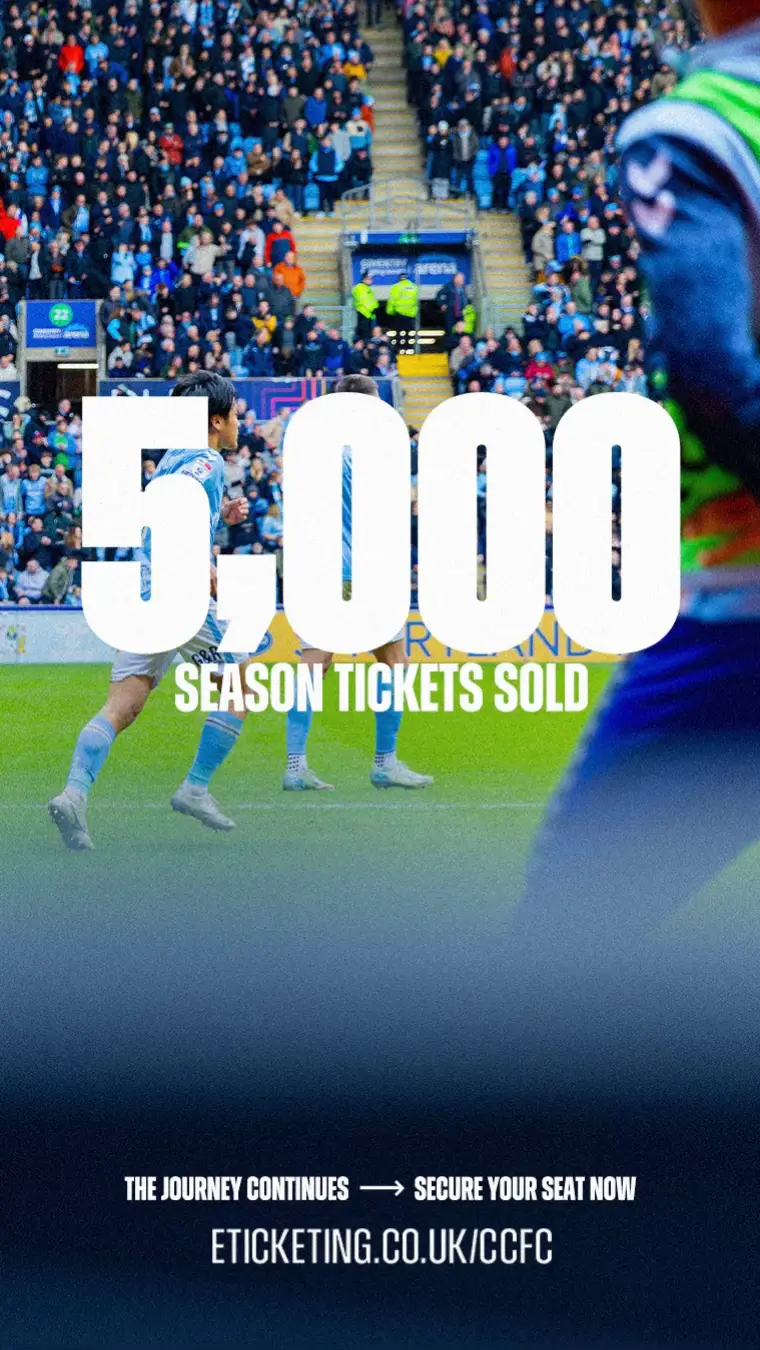 In just eight hours, we have smashed past the 5,000 mark. 💥 That's a record-breaking start. Secure your seat with the link in our bio. 🎟️ 
