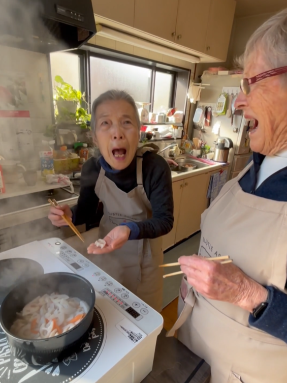 When two grannies from different worlds team up in the kitchen... and one veggie dares to escape! Filmed by Chriss Macpherson, licensed by ViralHog
