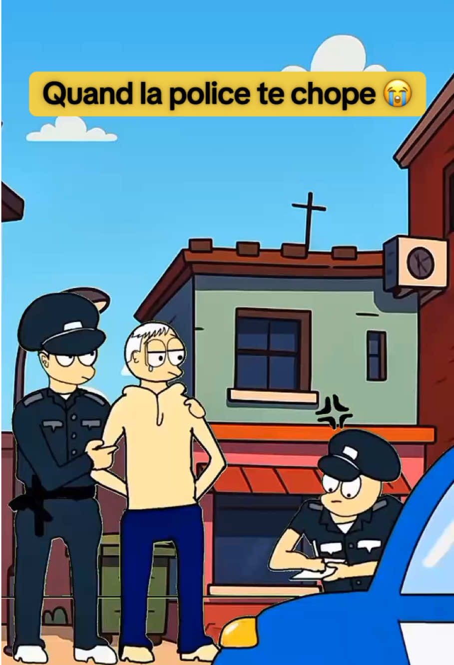 POV: quand la police te chope en n’action  #animation #police #action 