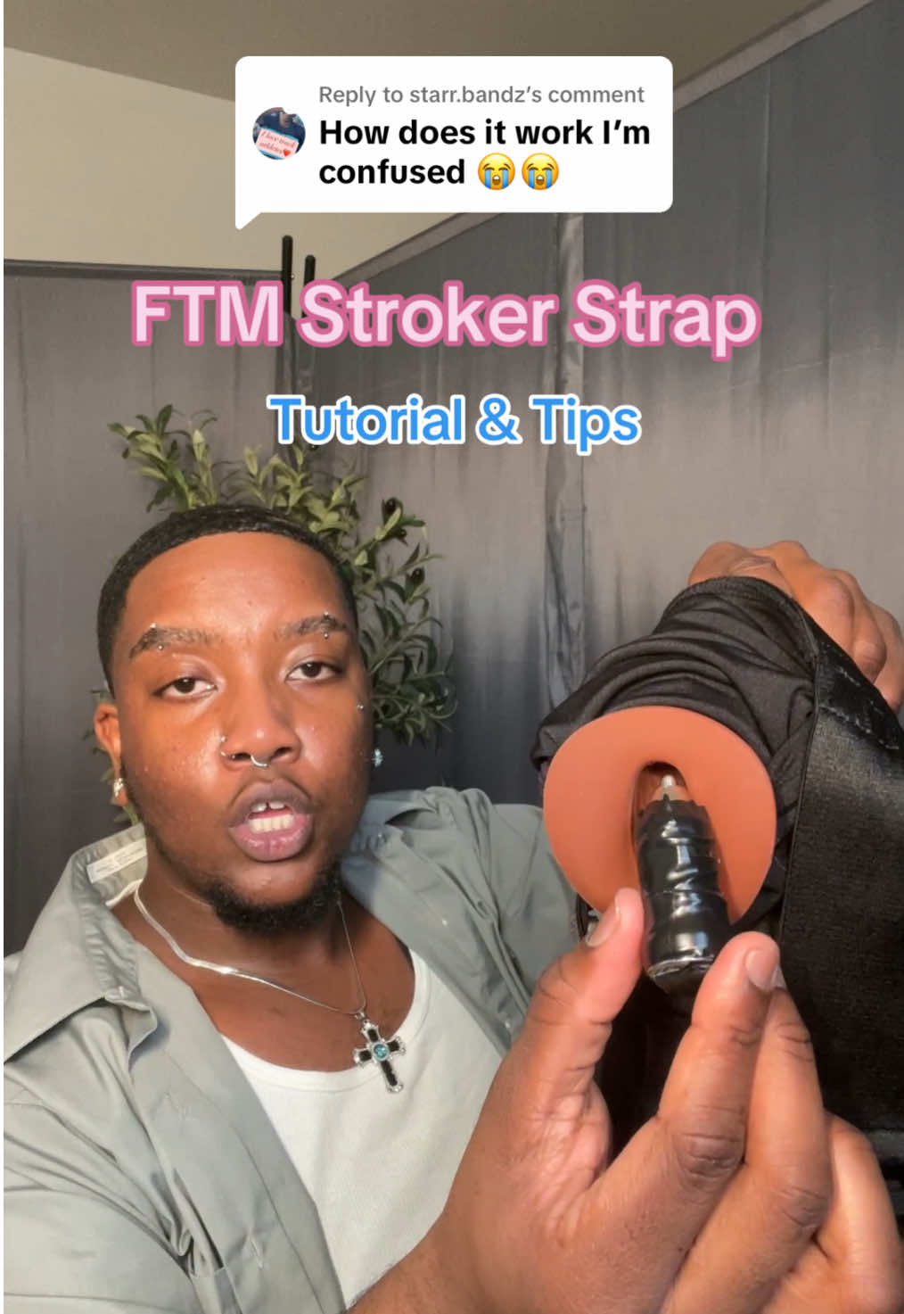 Replying to @starr.bandz You can get 10% off w my code “WETFORIRO” & the Toy names are below 👇🏾 •Milo Pack n Play •Jock Harness & you can find both through the link in my bio💘 •••• #strapreviews #harnessreview #wlw #mIm #queertok #ftm 