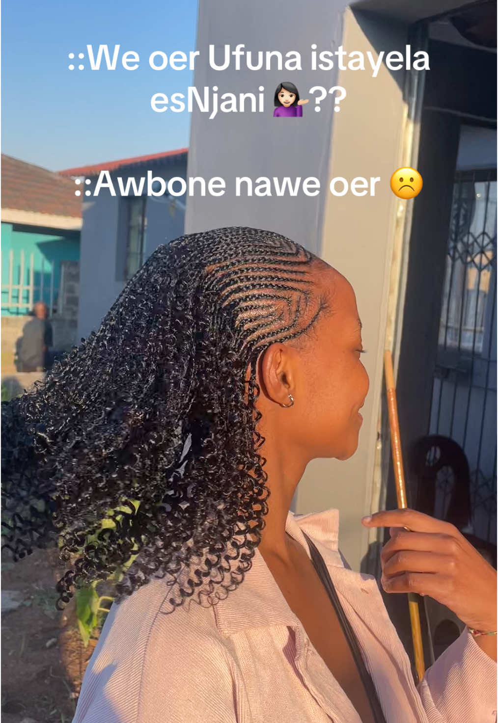 Then we boned ke as isalon 😂😂❤️🫠 NGO R250 wakho nje ❤️❤️🫀 #tiktokviral #viralvideo🔥 #viralvideos #fyp #fypシ゚ #hairstyle #sweetnsour #umluko #snoop #curls #milano #milanocurls #fulani 