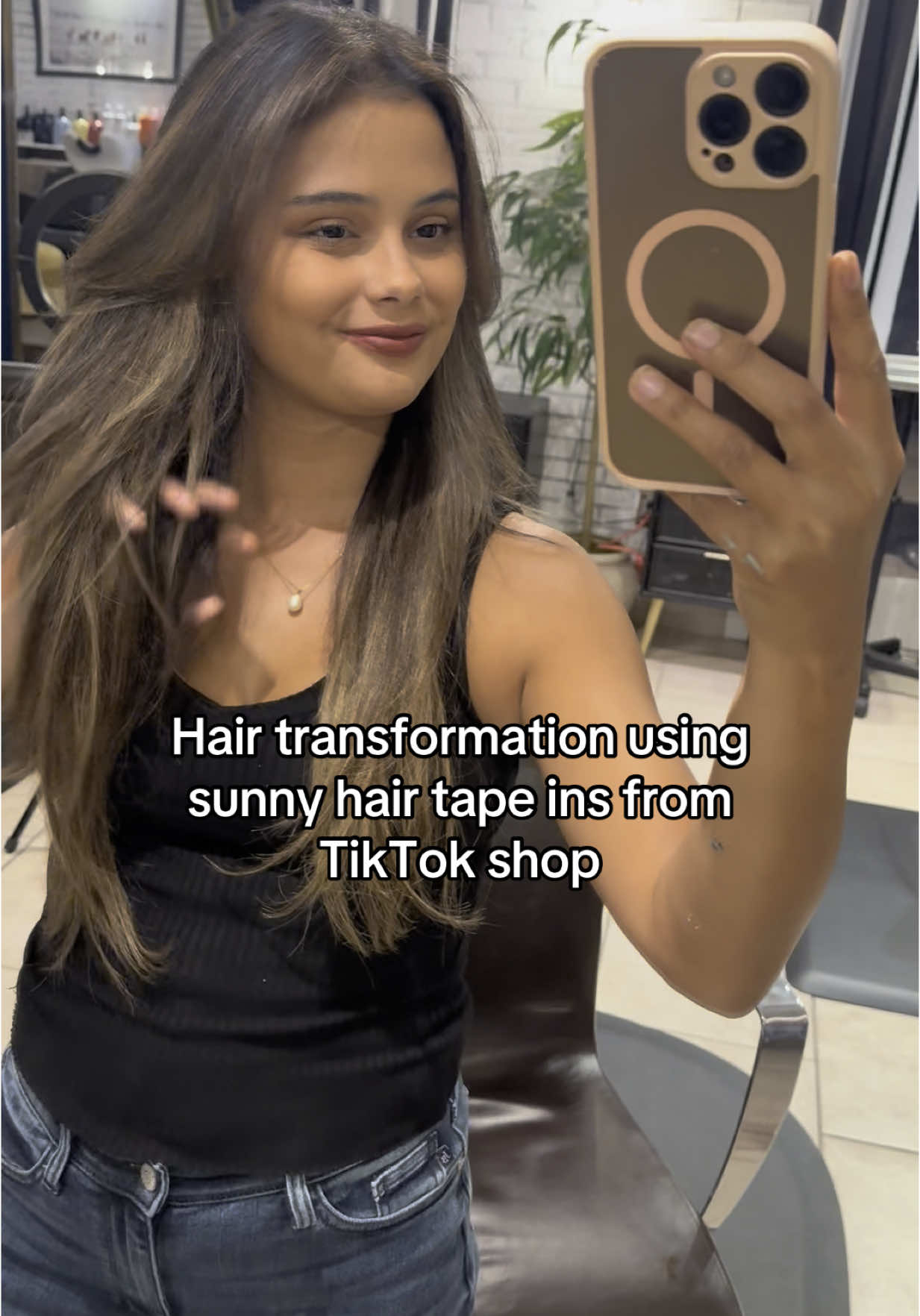 The only problem is I can never go back now. @sunnyhairofficial @sageagainstthemachine0 #tapeinextensions #humanhairextensions #tapeins #hairtransformation #hairhacks 