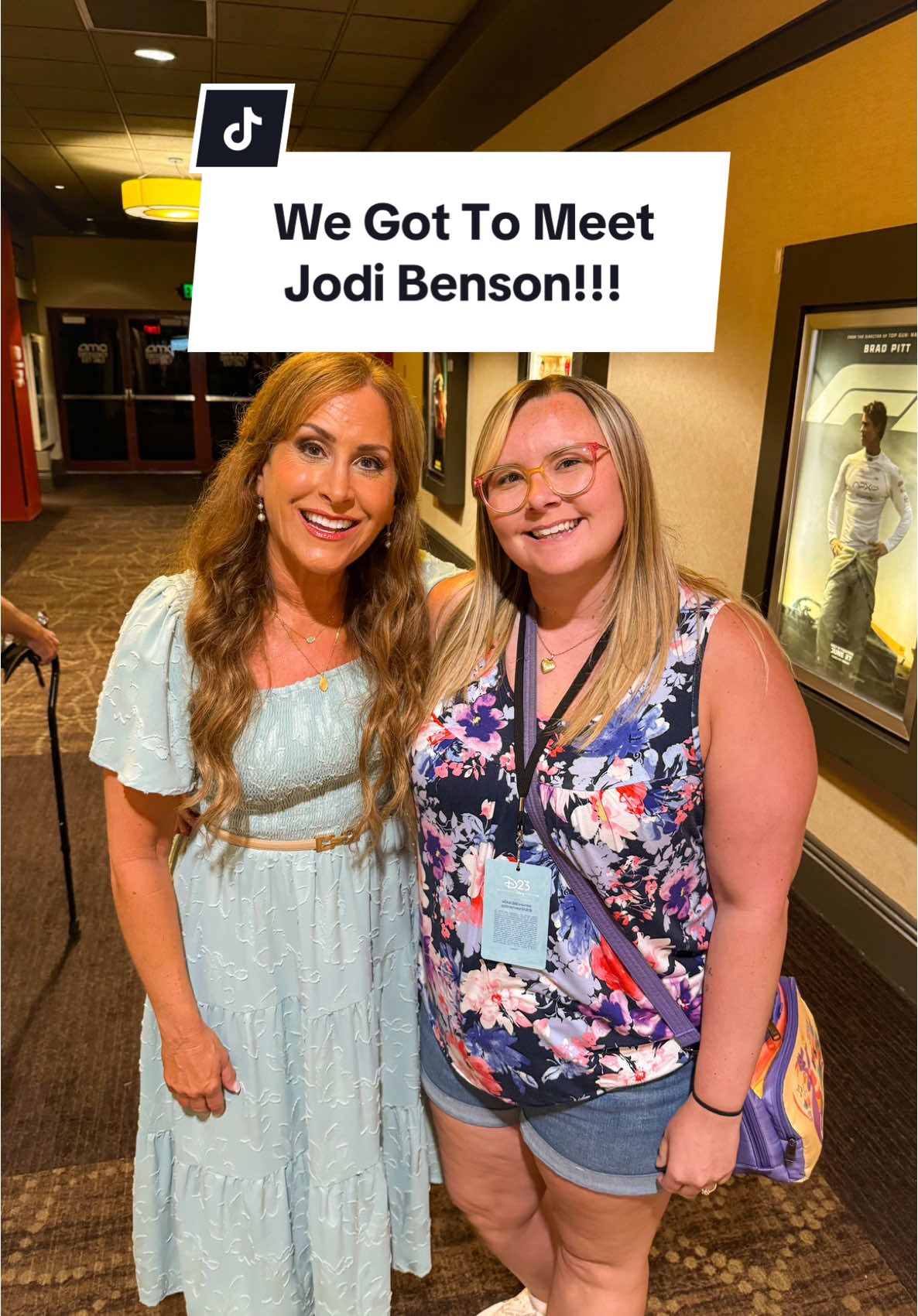 Still can’t believe we got to meet THE Ariel, the Disney legend, Jodi Benson! What an incredible night!! We went to a d23 event tonight at Disney Springs where we got to watch Jodi do a panel, and then we watched The Little Mermaid with her!! We unexpectedly got to meet her afterwards as well! Thank you @Disney D23 for hosting yet another incredible event! Absolutely love getting to attend these events! They’re always so great  @Disney Parks @Disney Studios @AMC Theatres @Jodi Benson  #disney #disneyworld #disneyd23  #d23 #jodibenson #littlemermaid #thelittlemermaid #d23events #disneysprings #ariel #celebrity #waltdisneyworld 