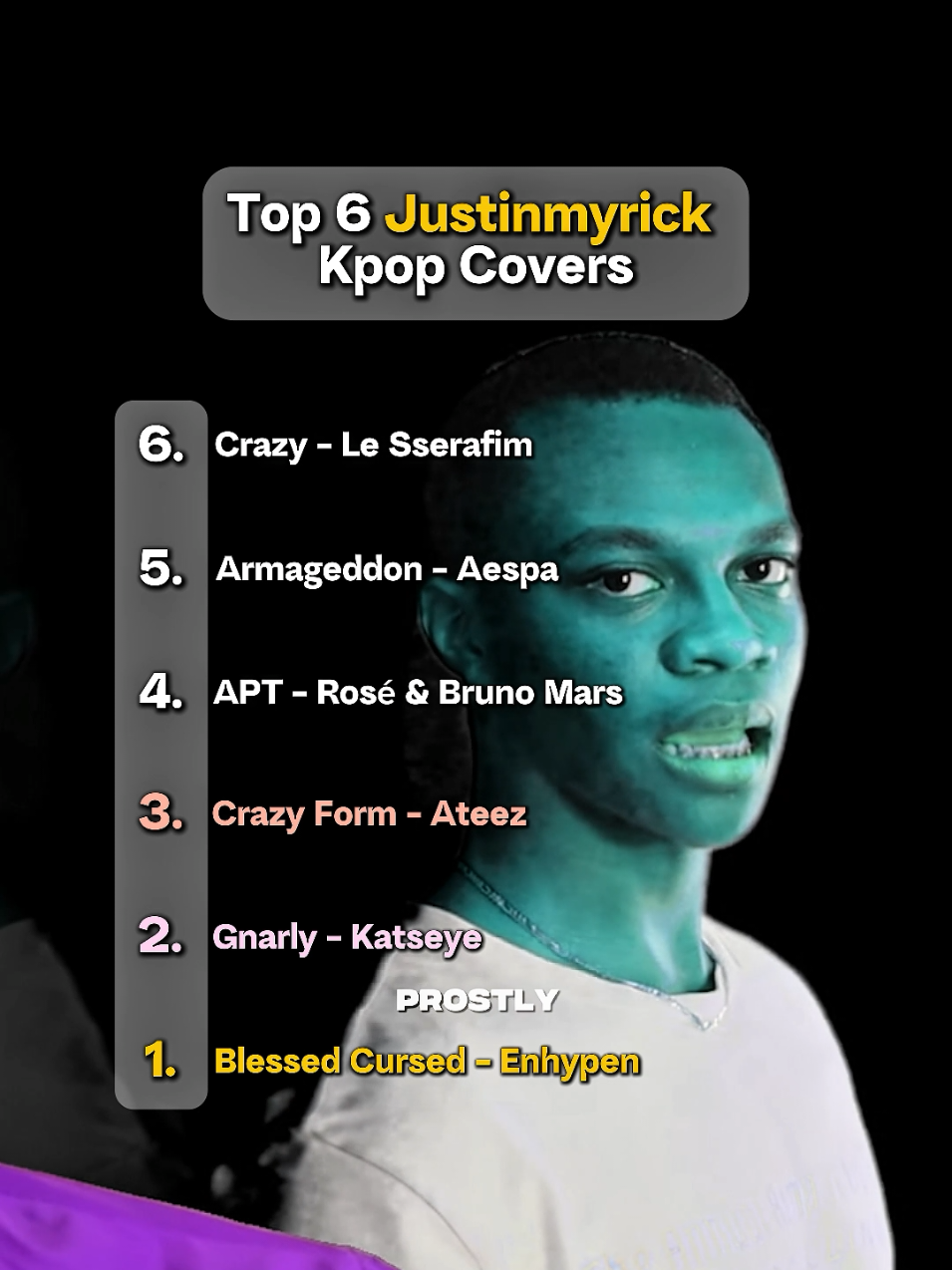 Top 6 Justinmyrick Kpop Covers #thejustinmyrick #justinmyrick #lesserafim #aespa #armageddon #crazy #apt #rose #gnarly #katseye #crazyform #ateez #enhypen #blessedcursed #kpopcover #fyp #fypシ゚ #foryou #viral #paravoce #kpopfypシ #prostly #Kpop #kpopedits #cover 