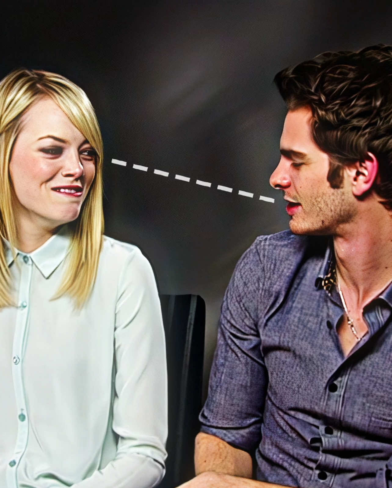 She couldn’t hold eye contact #spiderman #andrewgarfield 