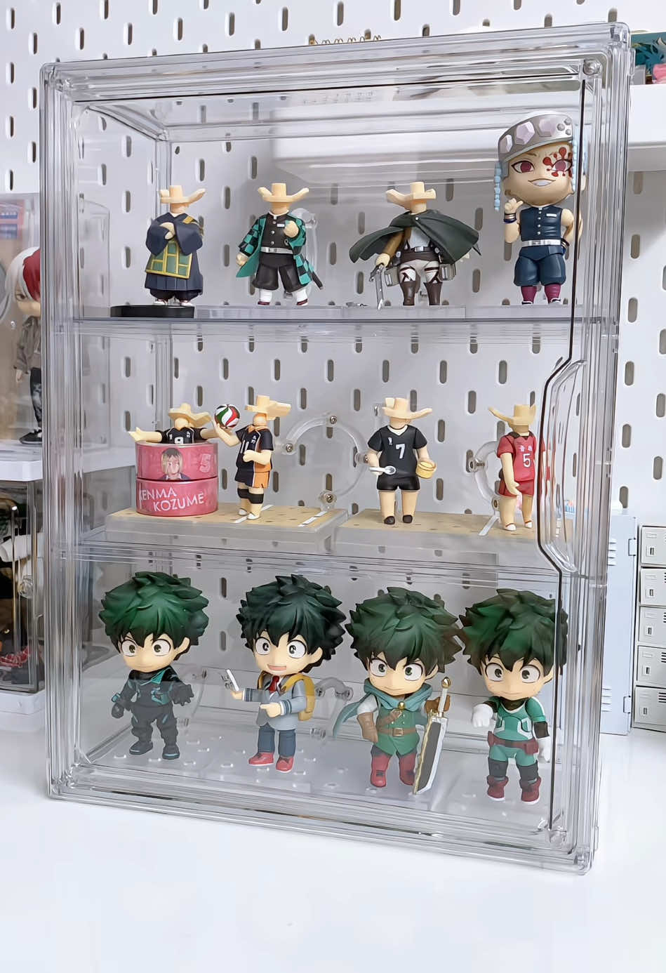 Tủ mới 🥰#nendoroid #nendoroiddoll #ob11 #gsc #goodsmilecompany #deku #mha #fyp 