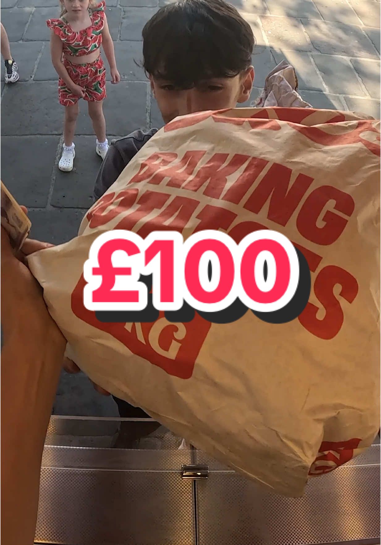 He bought a bag of POTATOES for £100! 😱🤯 
