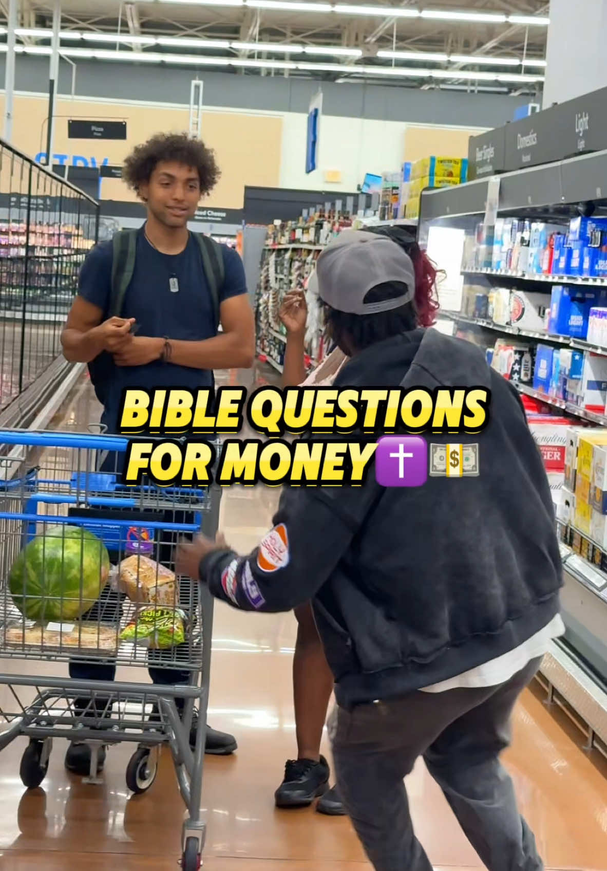 BIBLE QUESTIONS FOR MONEY #christianhumor #christiantiktok #biblequestions #bible #funnyquestions #publicinterview #CapCut 