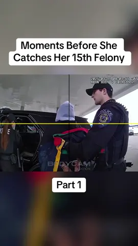 Moments Before She Catches Her 15th Felony Part 1 #cops #copsoftiktok #police #policeofficer #bodycam #crime #truecrime #truestory #foryou #fyp 
