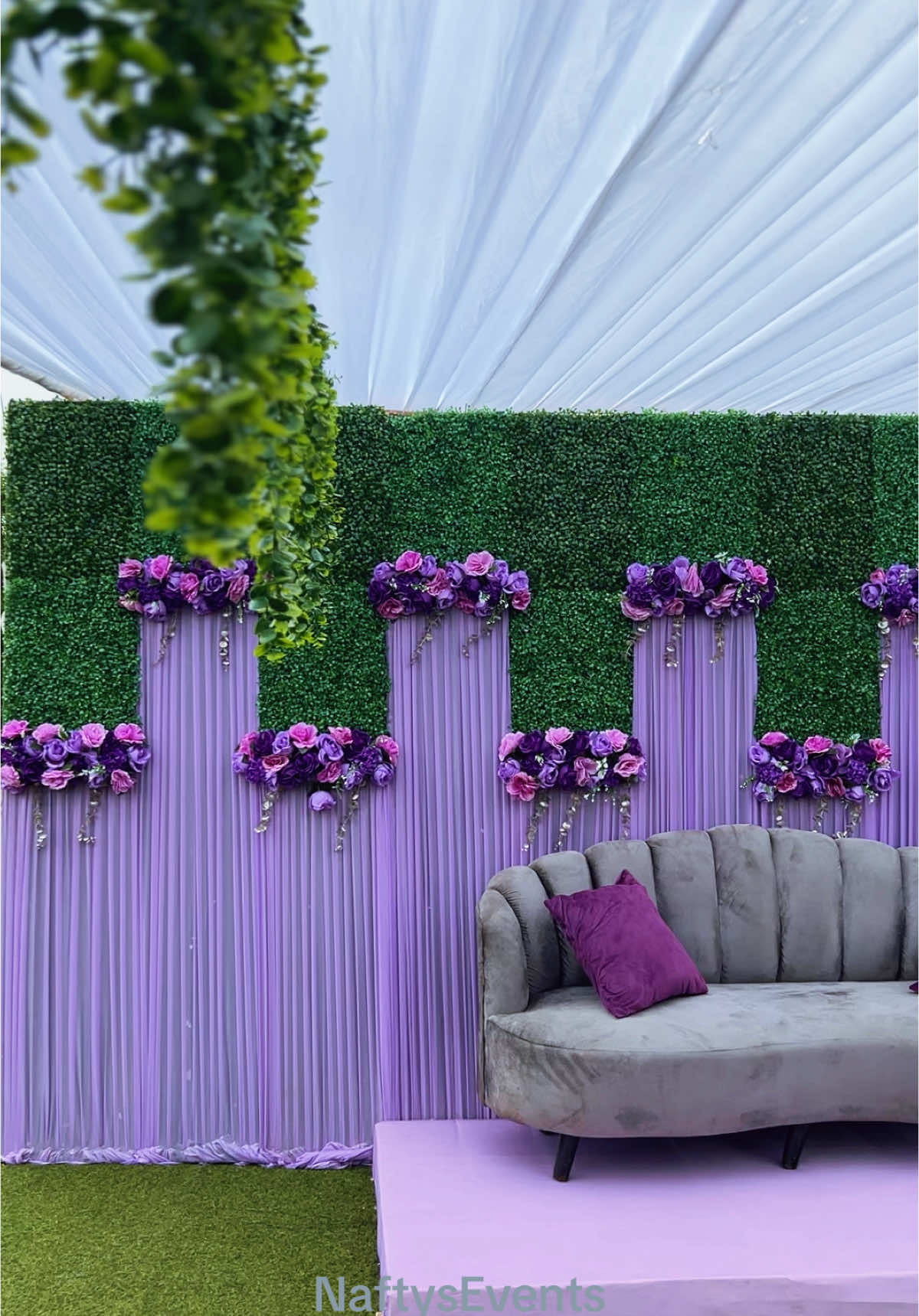 💜💜💜💜#naftysevents #tamaleweddings #backdrops #decor #tamaleevents 