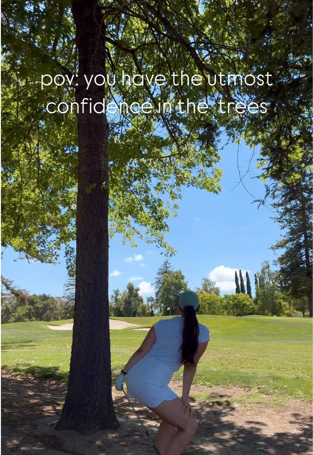 consistency is key 🗝️🌲 #bayareagolf #treeline #golfshots #slowmotiongolfswings #golflifestyle