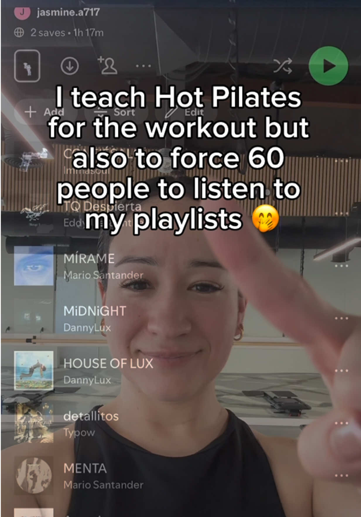 I may or may not have become an instructor to live out my dreams of becoming a DJ lol What are your favorite songs to workout to? Drop them in the comments! #pilates #pilatesroutine #dj #playlist #pilatesmusic 