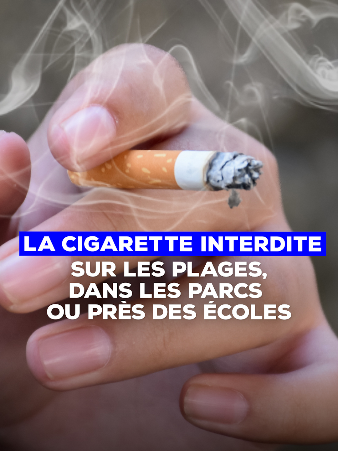 ❌ Parcs, plages, abords des écoles... Dès le 1er juillet, il sera interdit de fumer dans ces lieux fréquentés par les enfants Les collégiens et lycéens ne pourront plus non plus fumer devant leur établissement, tandis que les cigarettes seront également interdites aux abords des établissements sportifs extérieurs, comme les terrains de football.