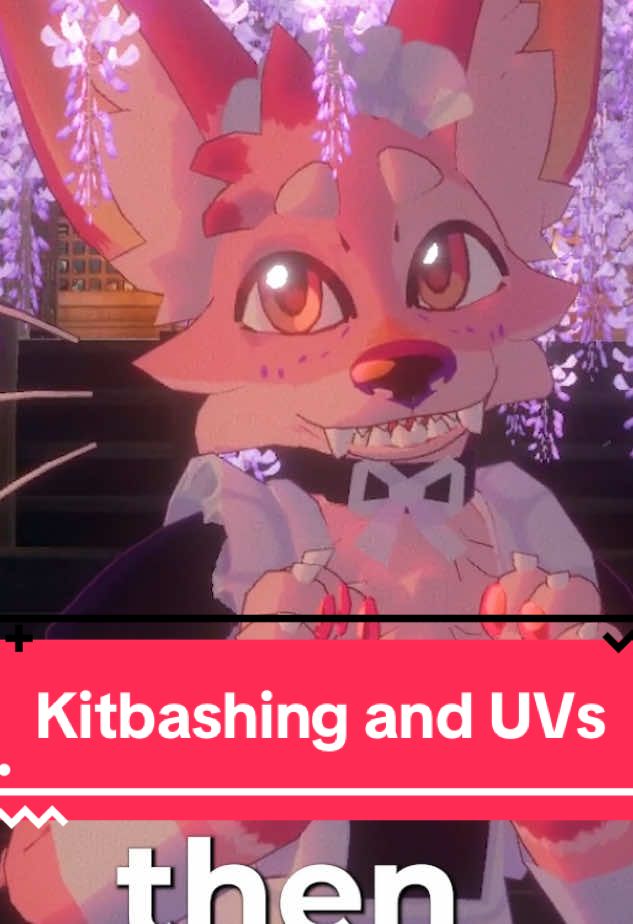 Kitbashing looks very fun, I should have tried earlier #furry #vrchatfurry #avatar #vrchatavatar #meme #vrchatmemes #viral #humor #funny #gumroad #blender #unity3d #unity #tutorial #fullbodytrackingvrchat #fbt