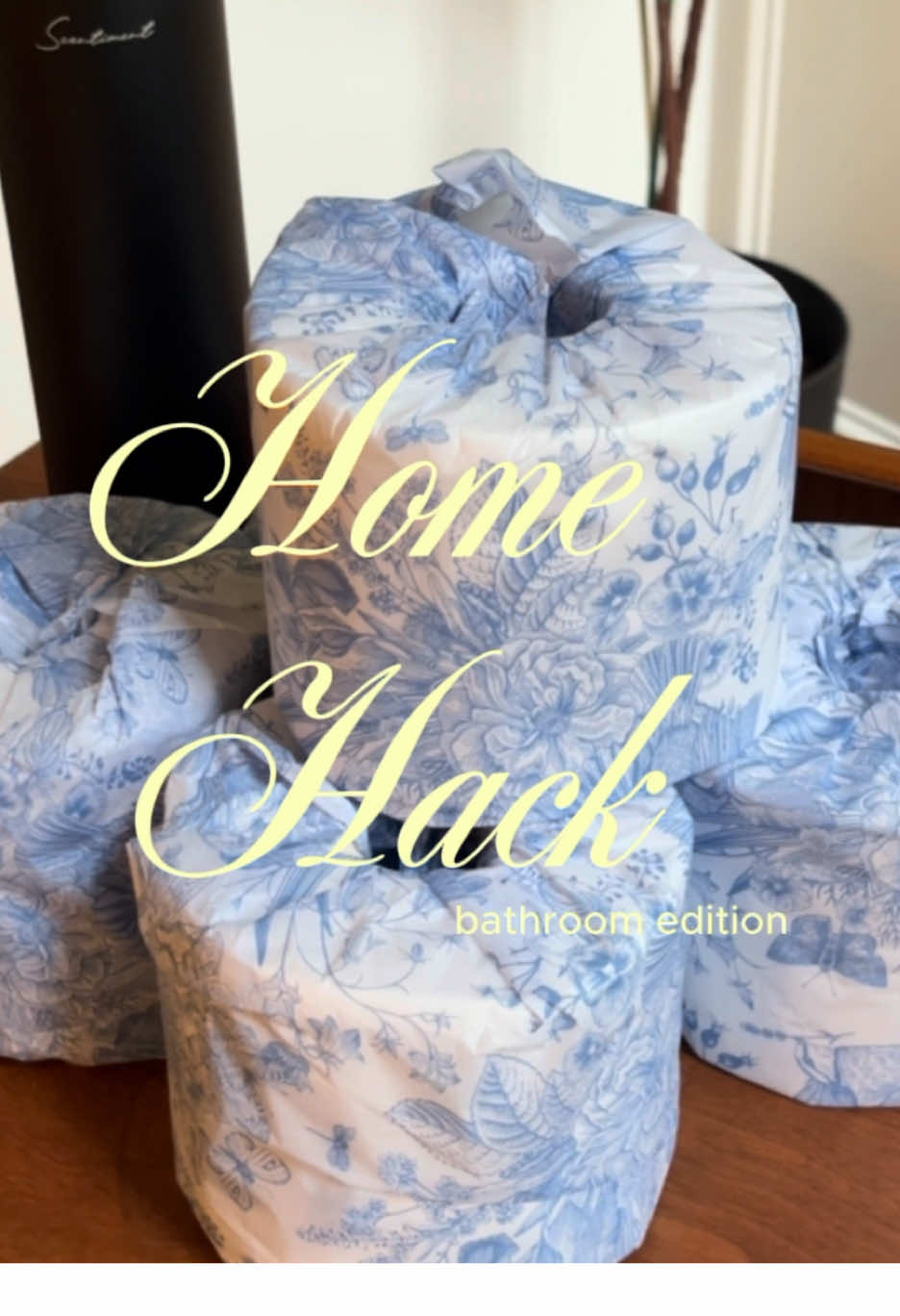 fancy toilet paper restock inspired by @bridgetrobisondesign!! 🧺🤍 im obsessed with this  @Charmin  #blackgirltiktok #bathroomdecor #homedecor #nancymeyersaesthetic #foryou #fyp #CapCut 