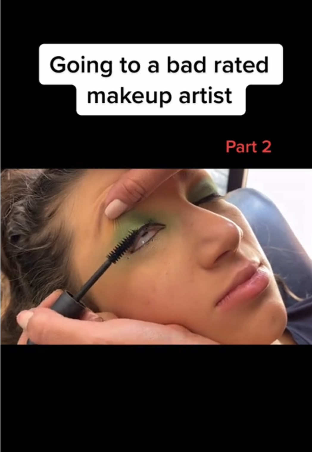 Going to a bad rated makeup artist part 2… finished result 😍🥲  #makeup #badmakeup judyd!!!#makeupreview #makeupartist #fyp #gonewrong #funny #viral #cheapmakeup 