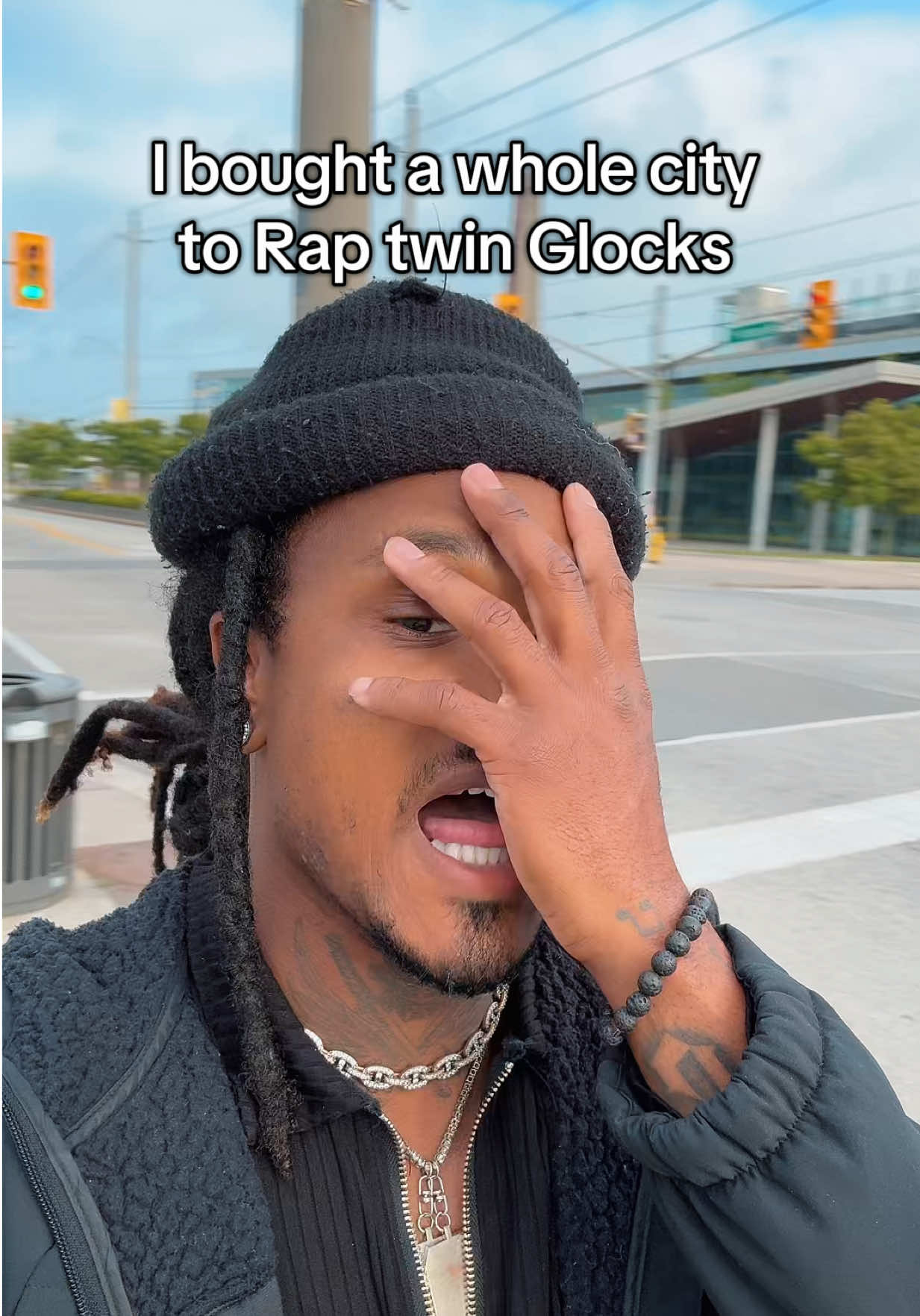 I purchased a whole city just to Rap twin Glocks. #fyp #Twinglocks #rap #travel
