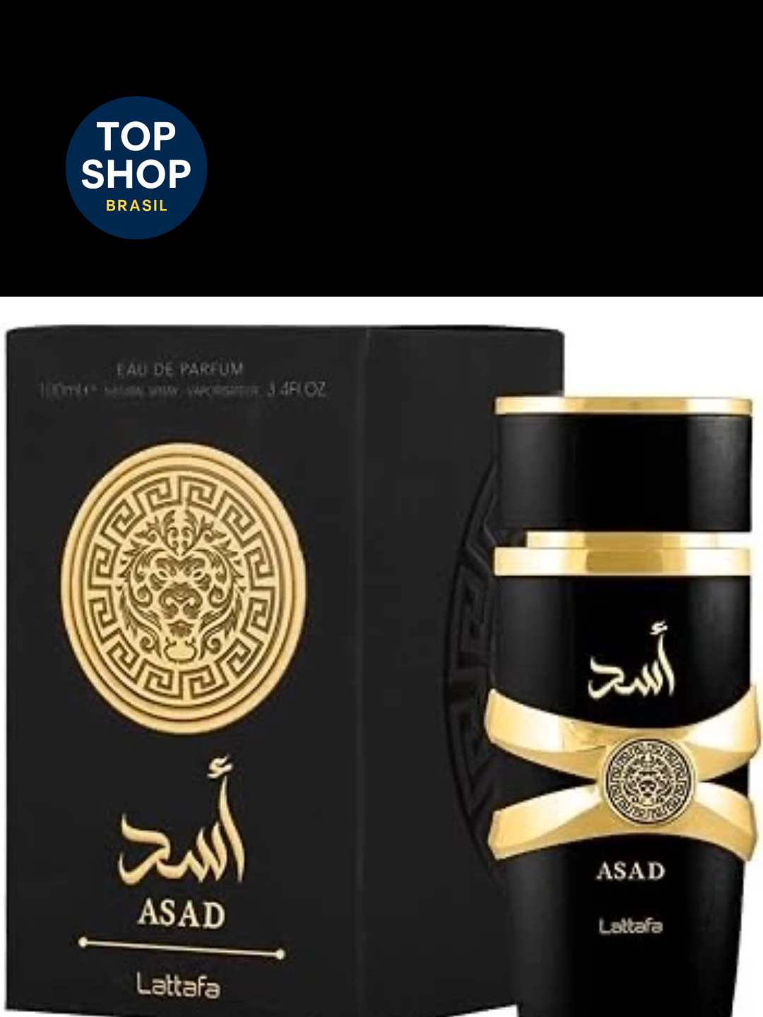 Perfume Lattafa Asad Eau de Parfum Masculino Original - 100ml #Perfume #Lattafa #Asad #Eau #de #Parfum #Masculino #Original  #100ml