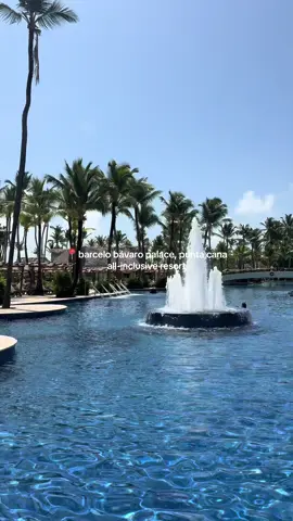 can’t go wrong with all-inclusive 🌴 #allinclusive #allinclusiveresort #puntacana #dominicanrepublic #resort #barcelobavaropalace #fyp 