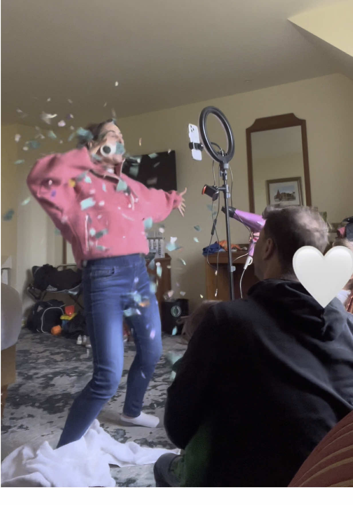 We couldn’t visit Galway and not do a lip sync to @Ed Sheeran Galway Girl! Fav part was the dancing with the family at the end! Smiles & fun!🥰 And yes mum…we cleaned up the confetti after! #edsheeran #galwaygirl #lipsync #family #trend #dancing 