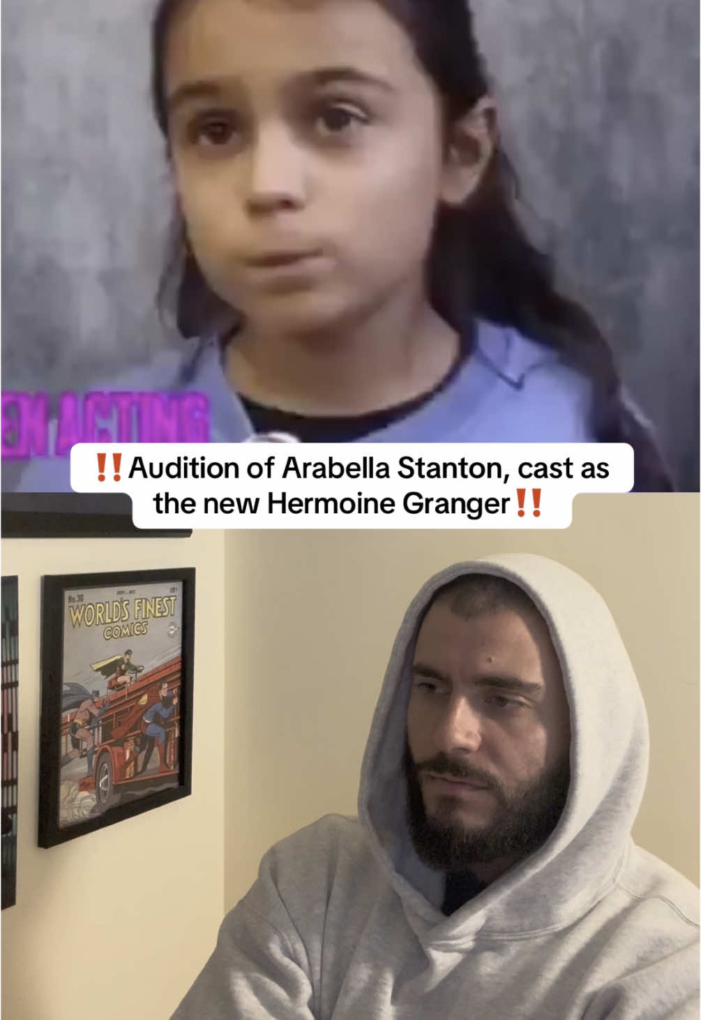 Arabella Stanton audition tape for Hermoine Granger #harrypotter #hermoinegranger #harrypottertiktok 