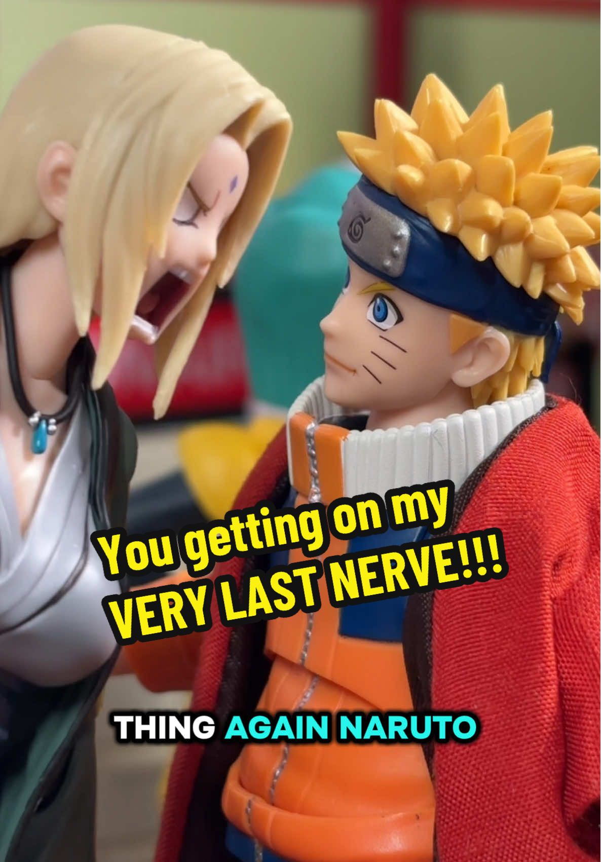 Tsunade need a break  . . #naruto #narutoshippuden #narutouzumaki #tsunade #grandmatsunade #fifthhokage #masashikishimoto #shonen #shonenjump  . #shfiguarts #tamashiinations #stopmotion #actionfigures #figtok #figtokcommunity #figfam #toycommunity 