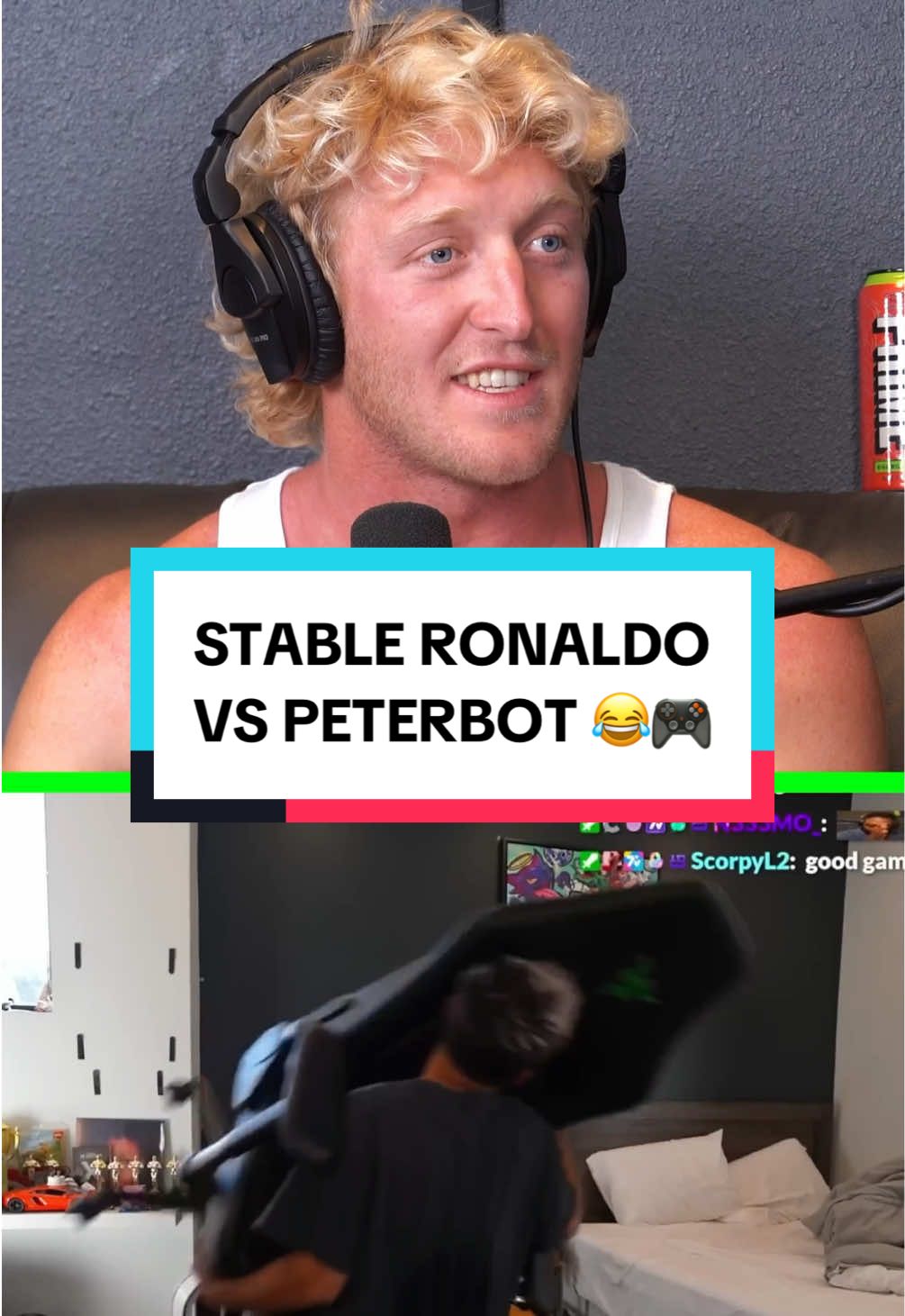 😂 TFUE REACTS TO STABLE RONALDO GETTING SMOKED BY PETERBOT 🎮 #loganpaul #mikemajlak #tfue #stableronaldo #fortnite #peterbot #impaulsive #podcast @Logan Paul @heybigmike @Tfue 