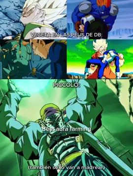 Piccolo farmeando aura antes de ser brutalmente molestado #dragonballz #vegeta #piccolo #aura #dbz #dragonball #anime #edit