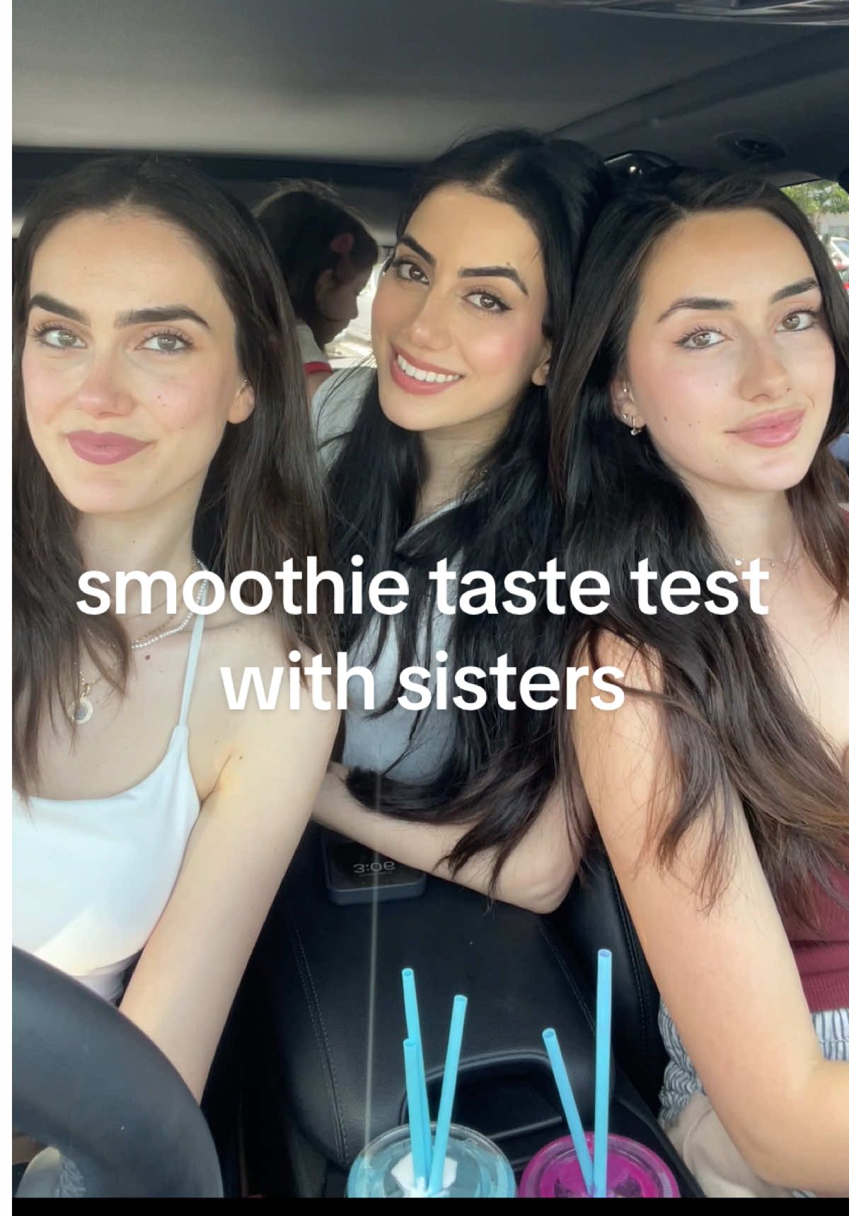 Trying 2 Erewhon smoothies with my sisters- The CRAP smoothie & Coconut Cloud ☁️  Literally nothing beats hanging with them 🥹💕 @yeva tamara @nanorzatikyan 