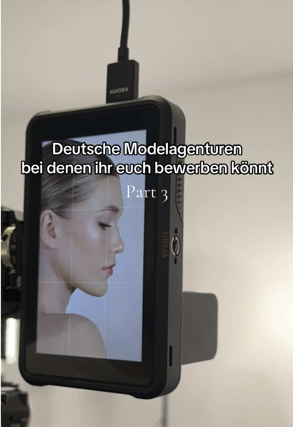 Macht euch einen Screenshot! #model #modellife #modeling #modeltutorial #modelwerden #modelagency #shooting 