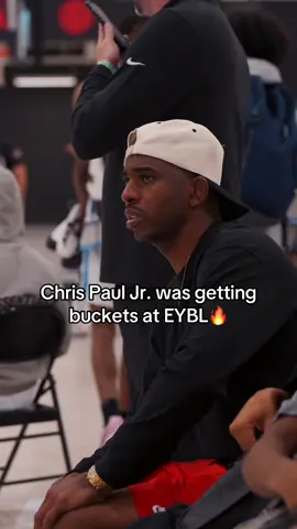 Chris Paul Jr. was getting buckets infront of his pops at EYBL🔥 #fyp #aau #chrispaul 
