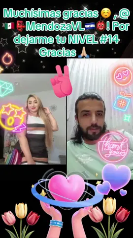 Muchísimas gracias ☺️ Dios te bendiga siempre y gracias estar allí conmigo firme deberás 🤗🩵🤗 muchísimas gracias por dejarme tu nivel #14 .@🇲🇽👺MendozaVL🇸🇻👹 #tiktoklive #livehighlights #livegift #handhearts #corazónenlasmanos 
