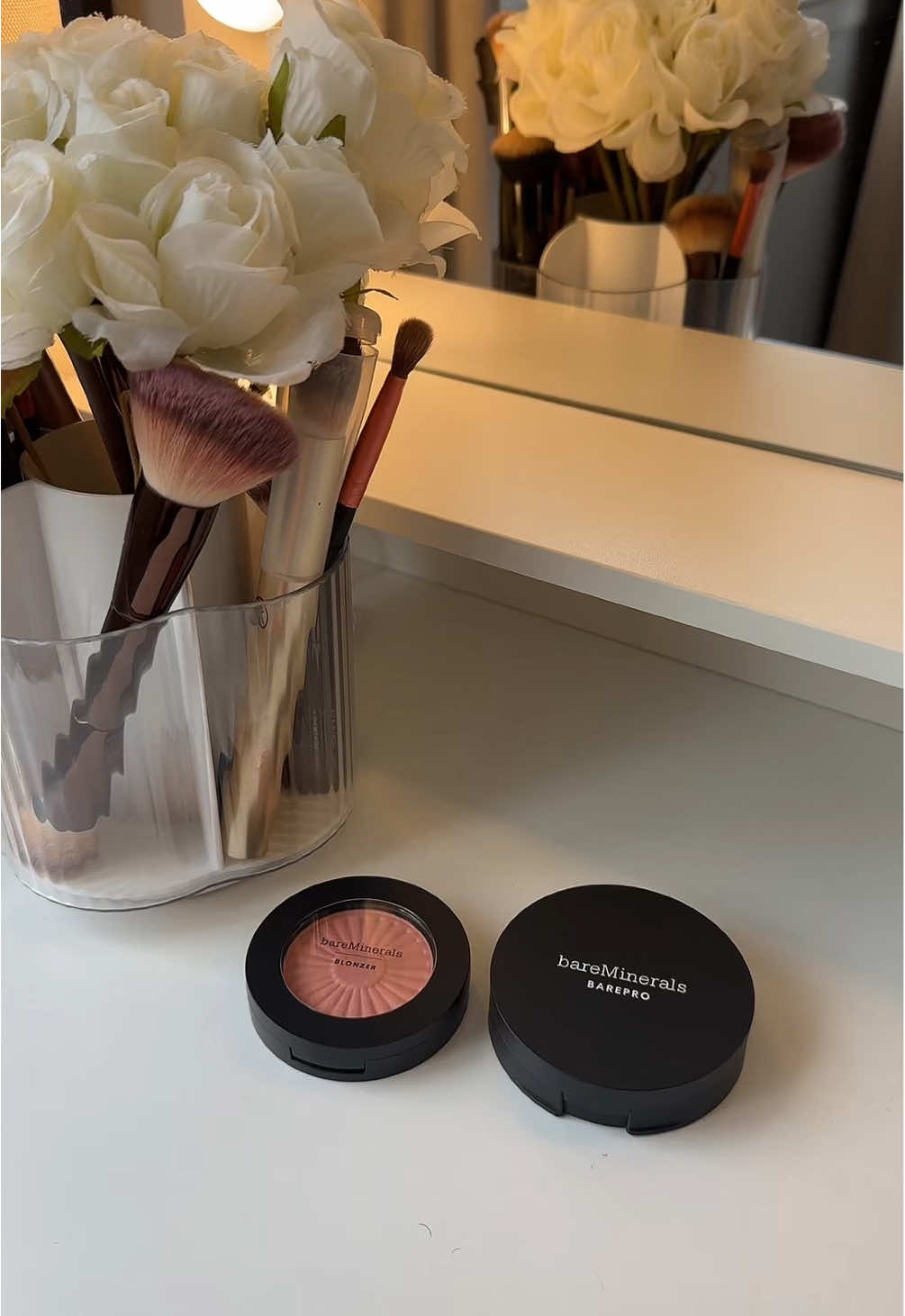 THIS SHADE MATCH IS CRAZY!!! I found the most perfect @bareMinerals combination 💓💕 My new GO-TO easy makeup🫶🏻🫶🏻 #bareminerals #makeup #MakeupRoutine #naturalmakeup 