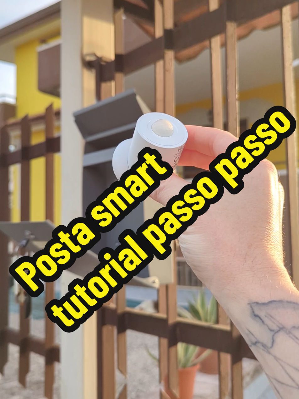 come rendere smart una cassetta della posta tutorial passo passo #smarthome #smarthometechnology #domotica #sonoffeu 