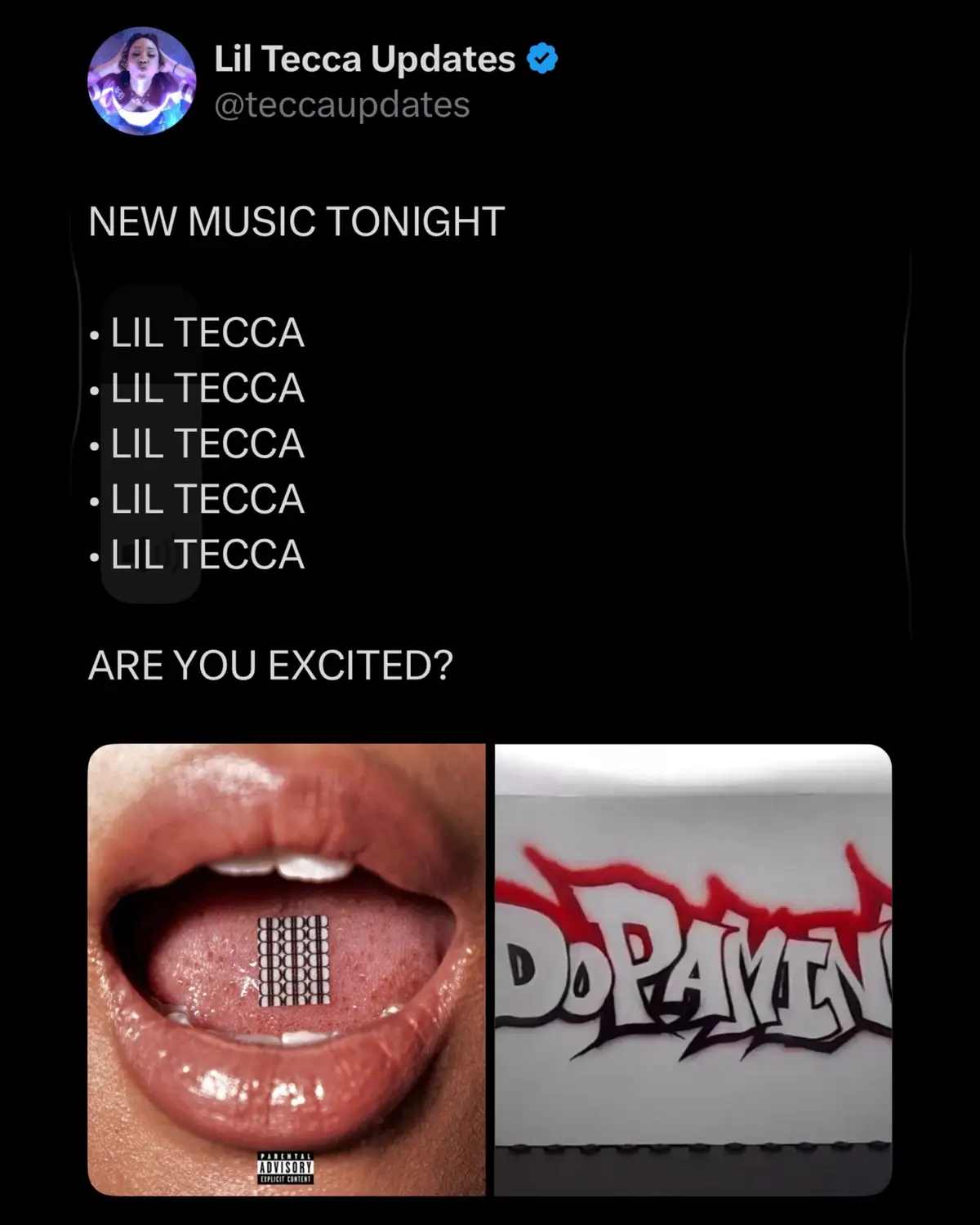 ILL SEE YALL TONIGHT, TECCA NIGHT 🐐🚨| #liltecca #PLANA #tec #rap #fyp #planathealbum #500lbs #teccaupdates #dopaminethealbum #music  #owaowa  