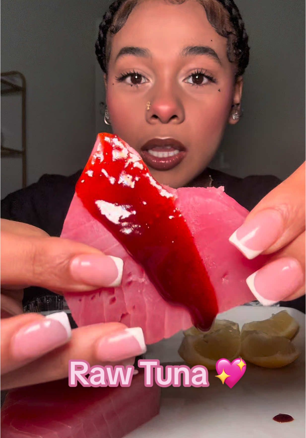 I haven’t had this in foreverrrrr it was actually delicious!! I can’t believe the sauce was expired tho like OH! I’m still gonna use it ngl but im currently watching my niece rn she’s literally so funny fr 😭😭 all she do is scream! Like girllllll whattttt😂😂 but yall we finna lay down and watch cocomelon!! I LOVE YALLLLL SOOOO MUCHHH I HOPE YALL HAVE AN AMAZING DAY STAY BLESSED AND BEAUTIFUL GOD LOVES US!!💖💖💖💖💖💖💖💖🍀🍀🍀 #foryoupage #fypシ #fyp #viral #viraltiktok #eating #spicy #asmr #aaronmyarbrough #creatorsearchinsights #mukbang #shorts #buldak #explore #tuna #raw 