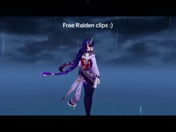 Free Raiden clips for edits <3 #fyp #fypシ゚viral #foryoupage #raiden #clips #genshin #GenshinImpact #raidenshogun 