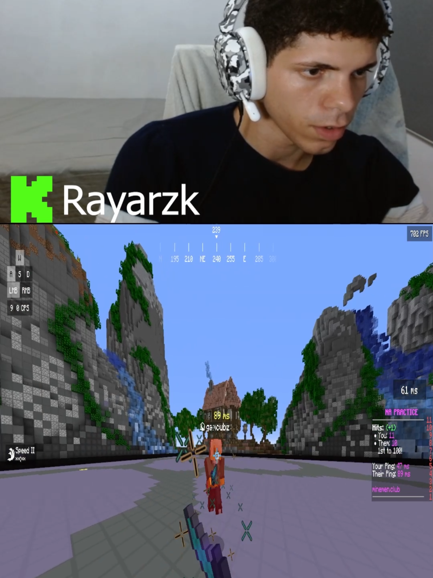 W tab #Minecraft #rayarzk #pvp #minecraftmemes