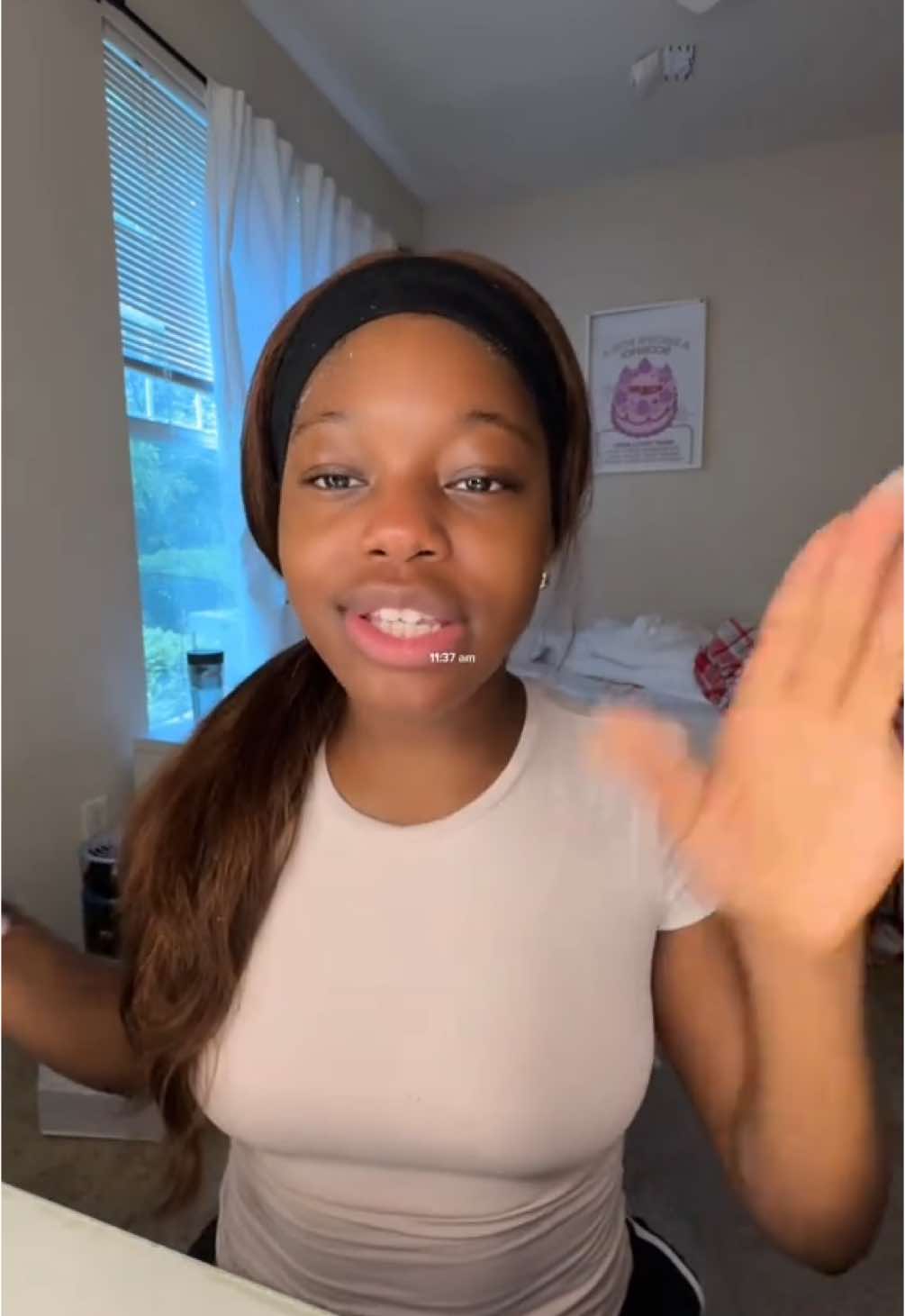 Day 2/75 Grwm for the gymmm #grwm #grwmroutine #grwmskincare #blackgirltiktokers🤎 #grwmvlog #Vlog #morningvlog #morningroutine #clean #relatable #teenager #aesthetic #fyp #skincare #timestamps #Summer #summerbreak #summertime #summerplaylist 