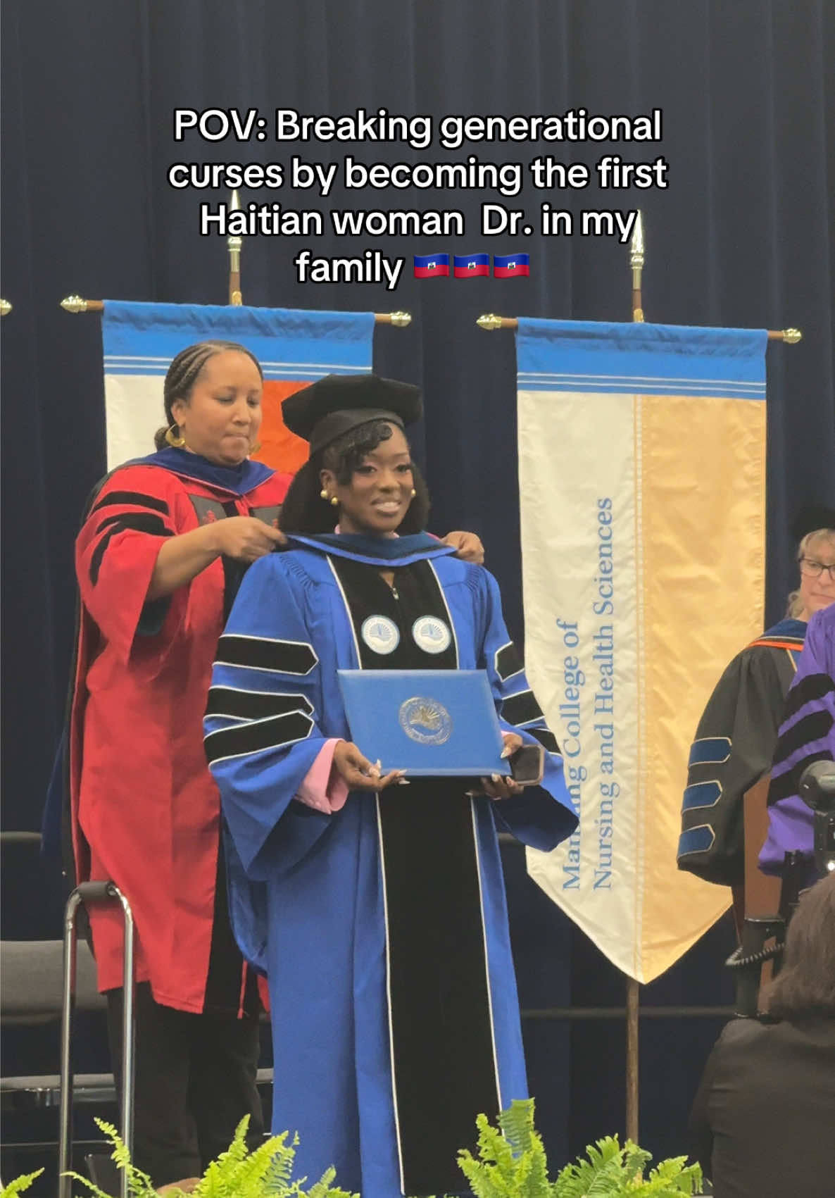 I am Dr. Ashley E. Lazarre 🎉🎉🎉 PhD in Media Studies, Gender Studies and Global Policy #phdgraduation #graduation #classof2025 #blackgirlmagic #haitiantiktok #ayisyentiktok🇭🇹 