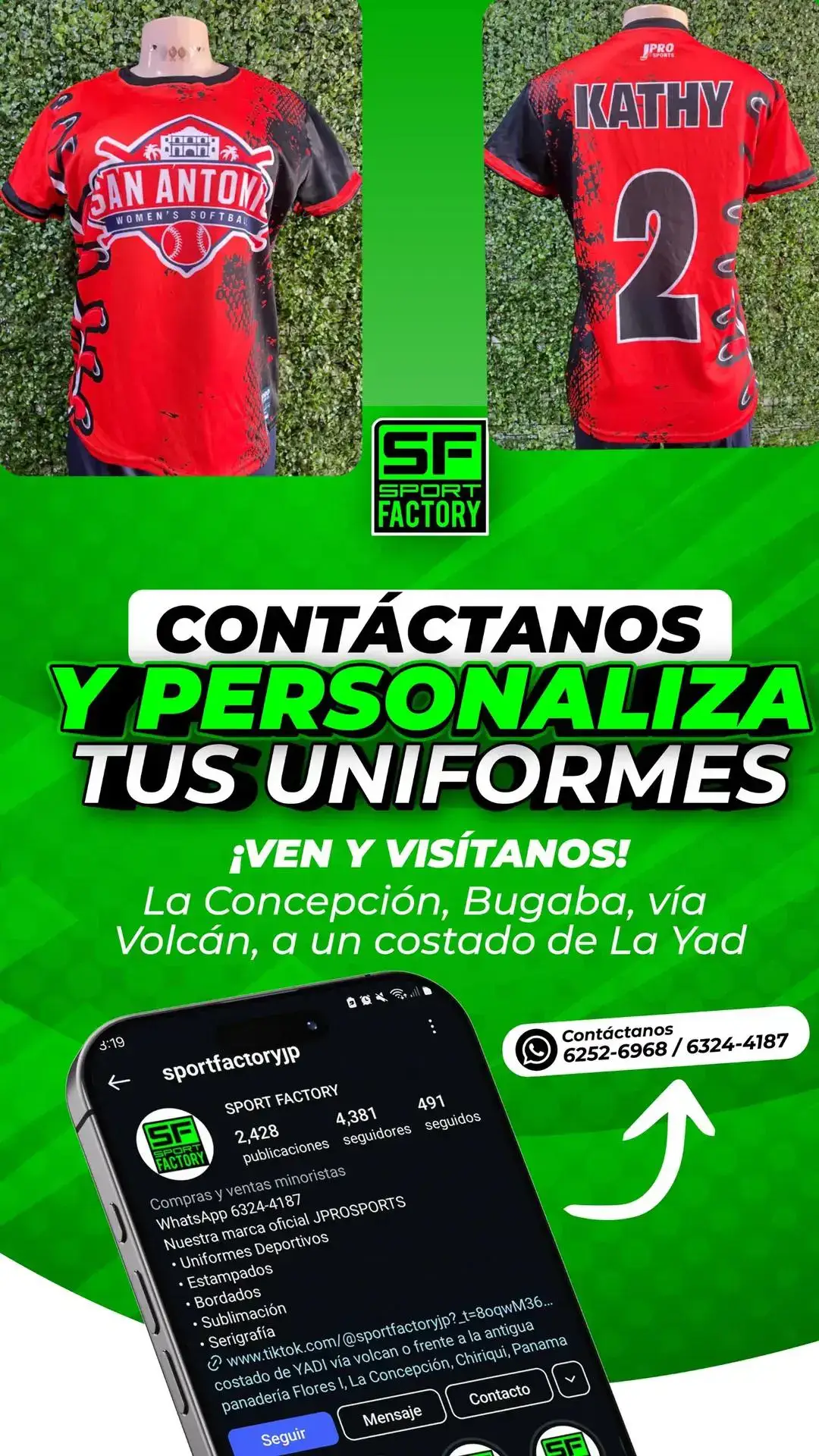 #chiriqui #beisbol #baseball #deportes #uniformes #foryou #fyp #softball #sportfactoryjp #somossportfactoryjp ##for 