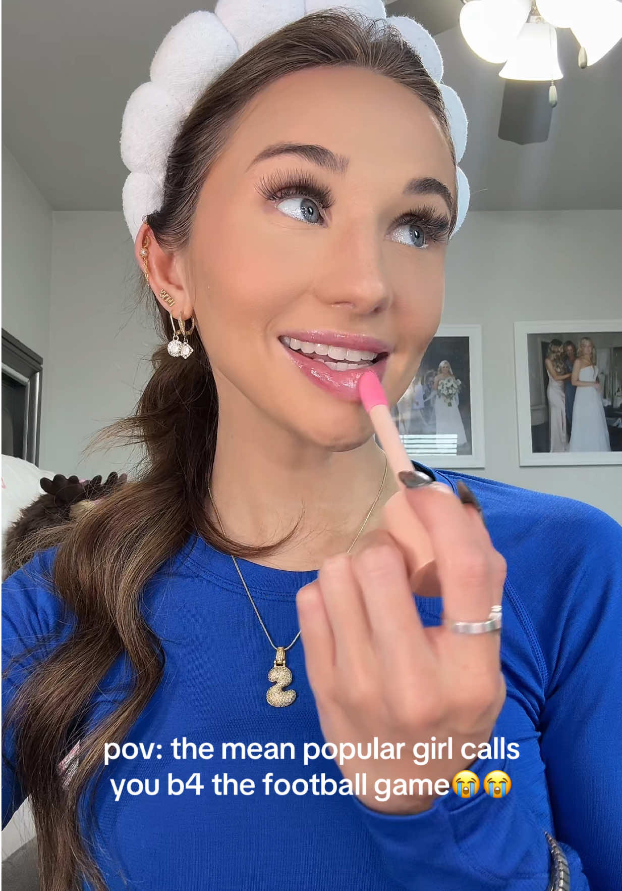 can’t wait to sit w u at the game pookie🙄😂💖 #grwm #getreadywithme #pov #meangirls #populargirl #getready #girl #girlgrwm #skit #sydneyeverhart 