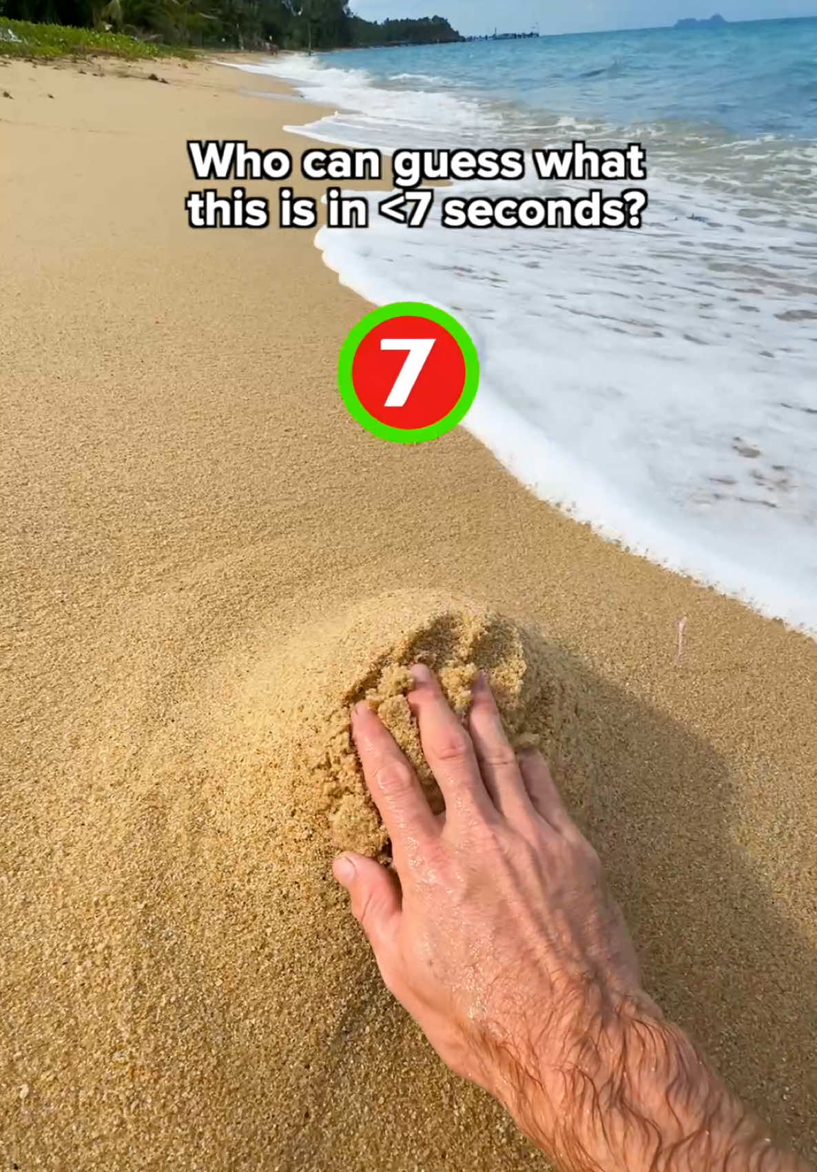 What’s in the sand? 😳 