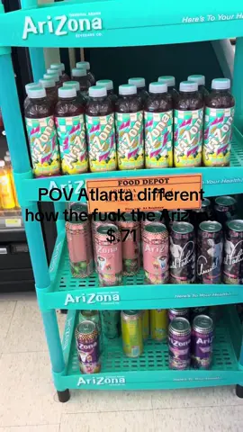 #atlanta #ghetto #fooddepot #arizonacheck #arizonadrink #drinks #71c #price #different 