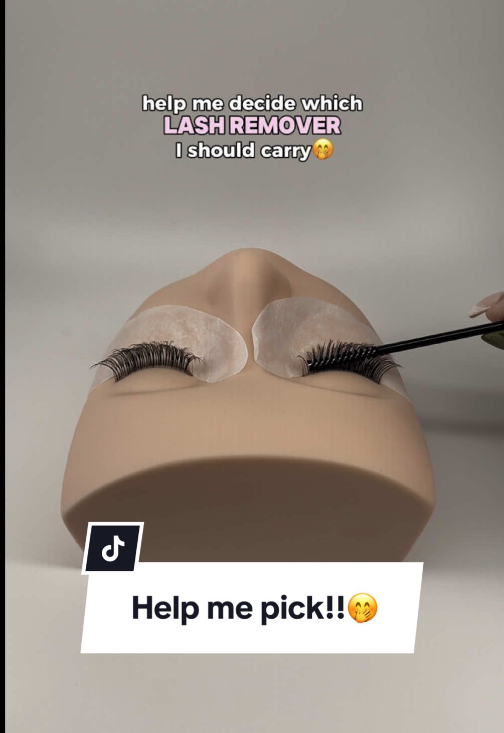 Help me pick which lash remover I should carry! Or should I keep hunting for something better?🤔 #lashextensions #beginnerlashtech #lashtech #lashknowledge #lashsamples #lashsupplies 