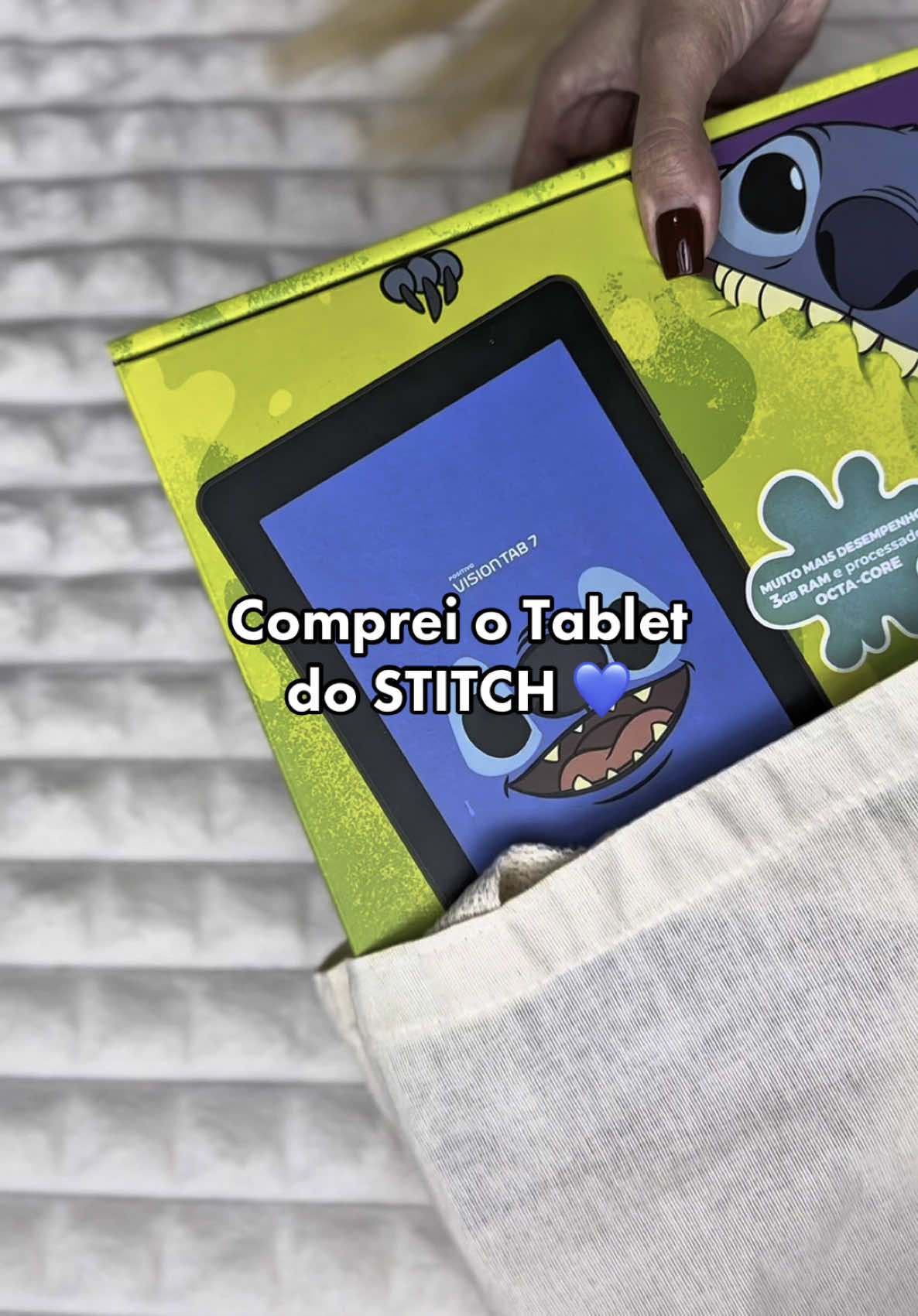 Estou apaixonada 😍💙 deixei o link na Bio ✨#fy #acheinashopee #cupomshopee #liloandstitch #stitchlover 
