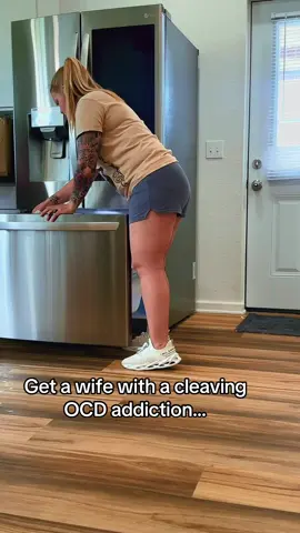 They’ll clean everything 3 times a day .. 😂#fyp oh yea cleaning not cleaving lmao 🤣 