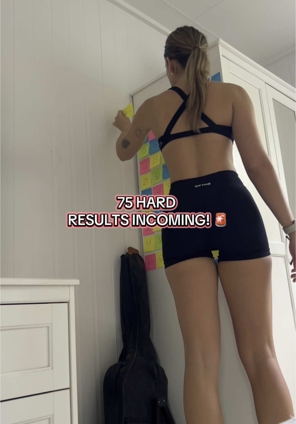 My 75 hard results!! 🥺 I’m so proud. A few days ago I thought “I’ve made no progress” and here I am with my jaw on the floor #75hard #trend #fyp #workout #australia #viral #workinprogress #motivation #repost #Fitness #gym #progress #beginner 
