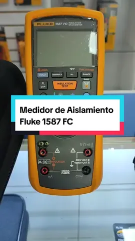 Medidor de aislamiento Fluke 1587 FC WhatsApp 0997688043 #fluke #electricoecuador #pinzas #equiposdemedicion #multimetros #electricidad 