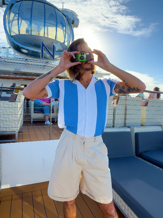 Which fit is your fave? ✨ #Outfits #SeaDay #Cruise #CruiseTok #Vacation